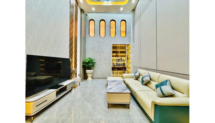SIÊU PHẨM SMART HOME 5 TẦNG,  GÒ VẤ, CÓ THANG MÁY, XE HƠI NGỦ TRONG NHÀ. NHÀ MỚI ĐẸP KHÔNG TỲ VÉT. GIÁ CHỈ NHỈNH 10 TỶ
